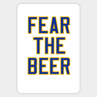 Fear The Beer - White Sticker